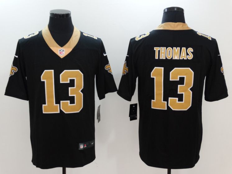 Men New Orleans Saints 13 Thomas Black Nike Vapor Untouchable Limited NFL Jerseys
